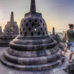 Album photos du temple Borobudur au lever du soleil